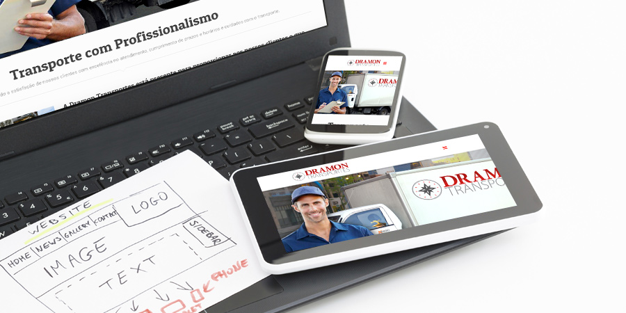 Porque Ter Um Site Responsivo - Dramon Transportes